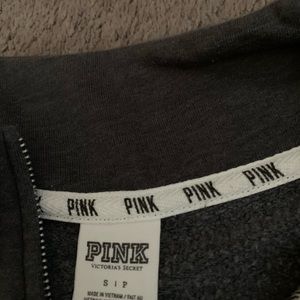 Pink quarter zip